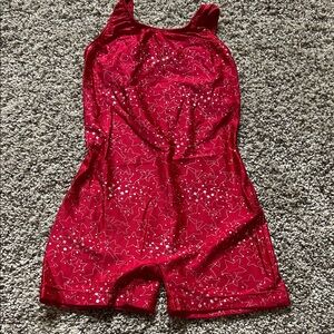 Basic Moves Red Star Leotard